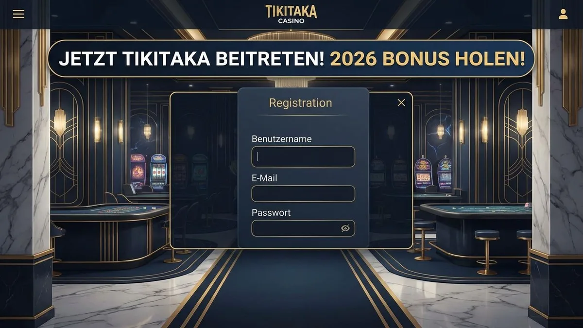 Registrierung mit Bonus